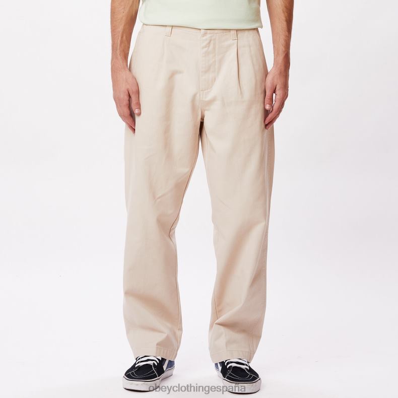 ropa OBEY pantalón inmobiliario arcilla hombres 0RV2P940