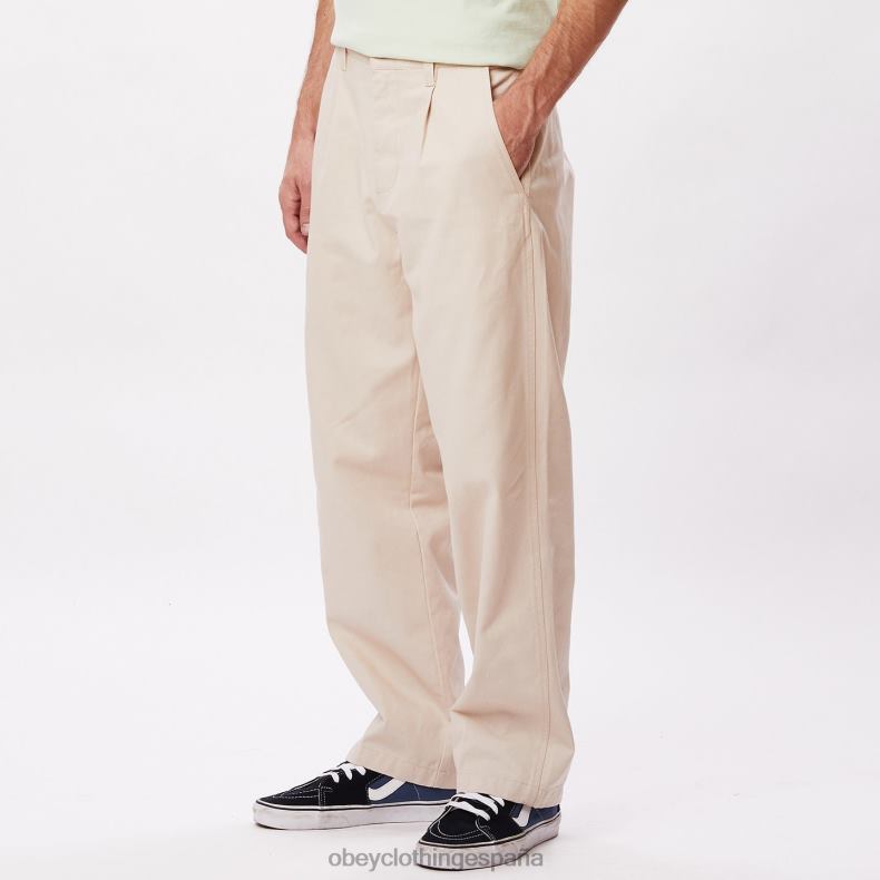 ropa OBEY pantalón inmobiliario arcilla hombres 0RV2P940