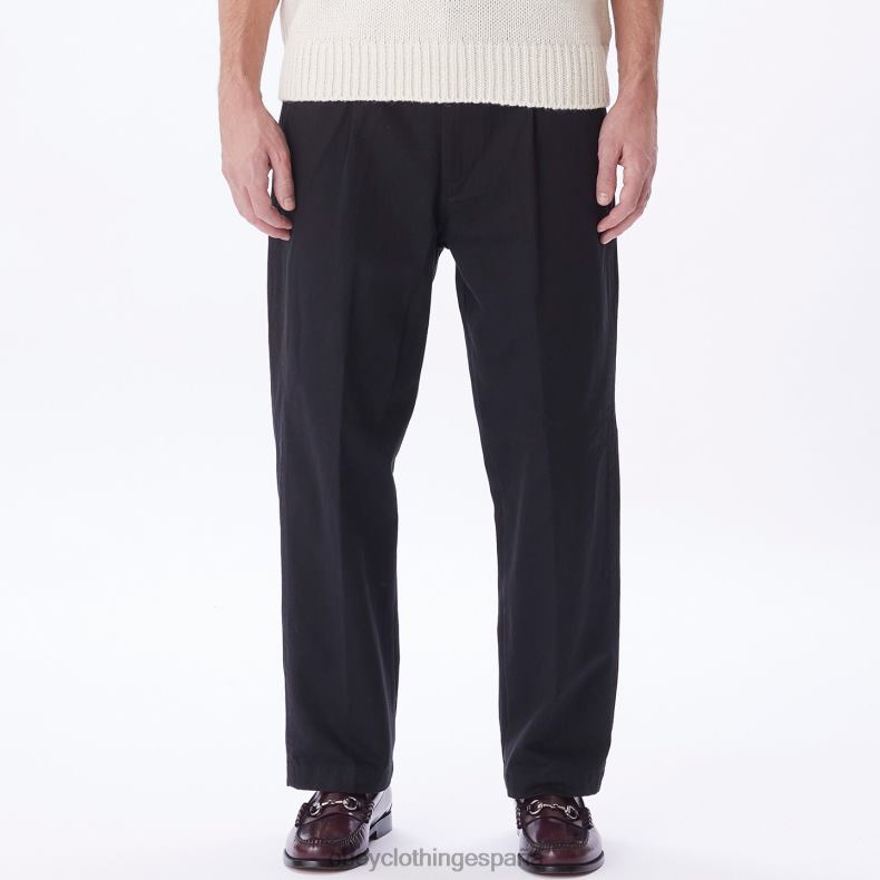 ropa OBEY pantalón inmobiliario negro hombres 0RV2P942