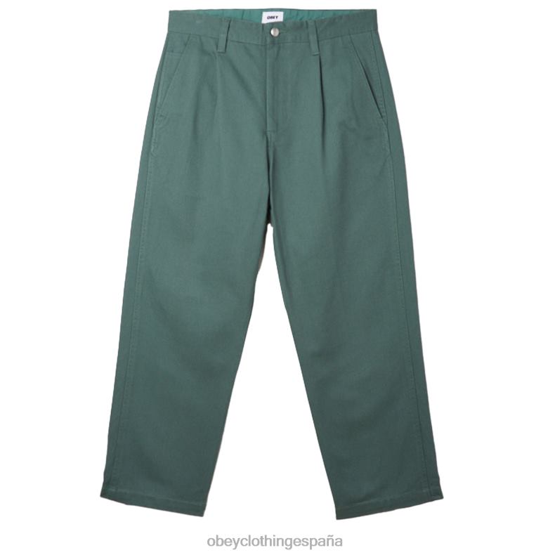 ropa OBEY pantalón inmobiliario pino plateado hombres 0RV2P945