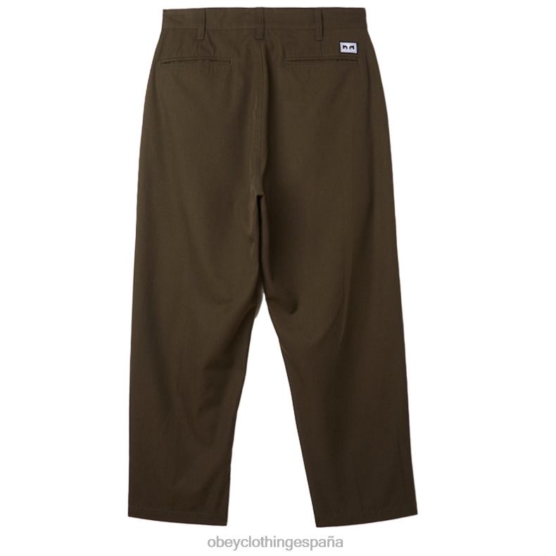ropa OBEY pantalón plisado fubar colofonia hombres 0RV2P957