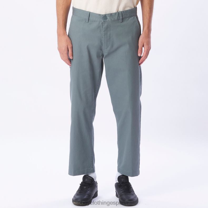 ropa OBEY pantalón rezagado inundado hoja hombres 0RV2P971