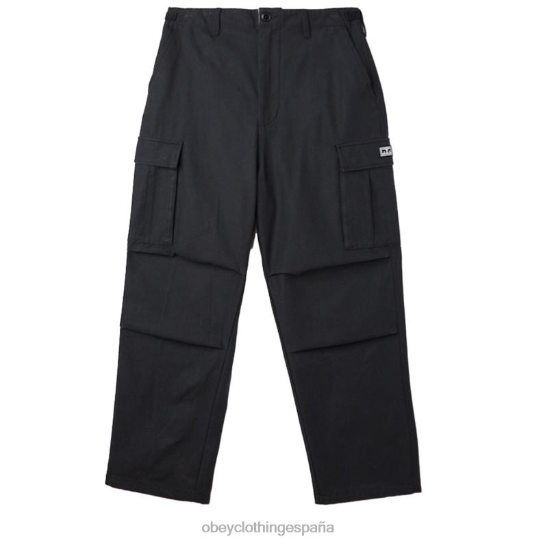 ropa OBEY pantalones cargo big timer negro digital hombres 0RV2P927