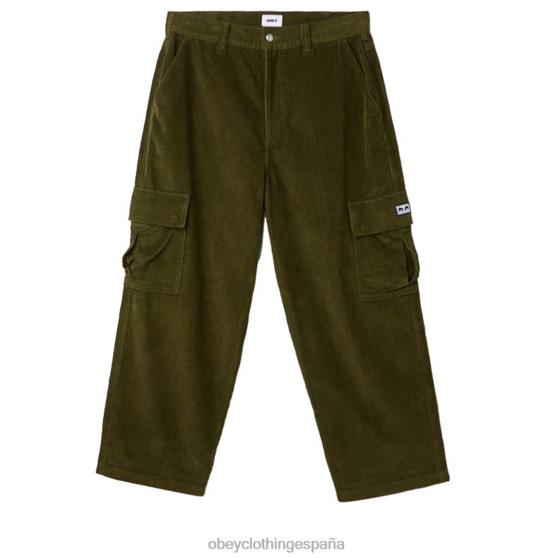 ropa OBEY pantalones cargo bigwig baggy de pana ejército hombres 0RV2P912