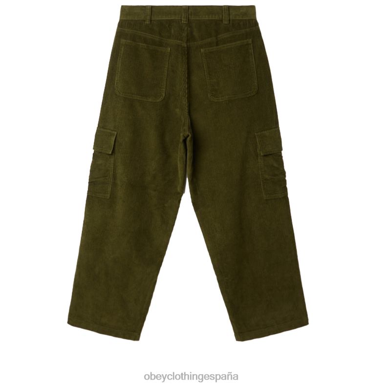 ropa OBEY pantalones cargo bigwig baggy de pana ejército hombres 0RV2P912