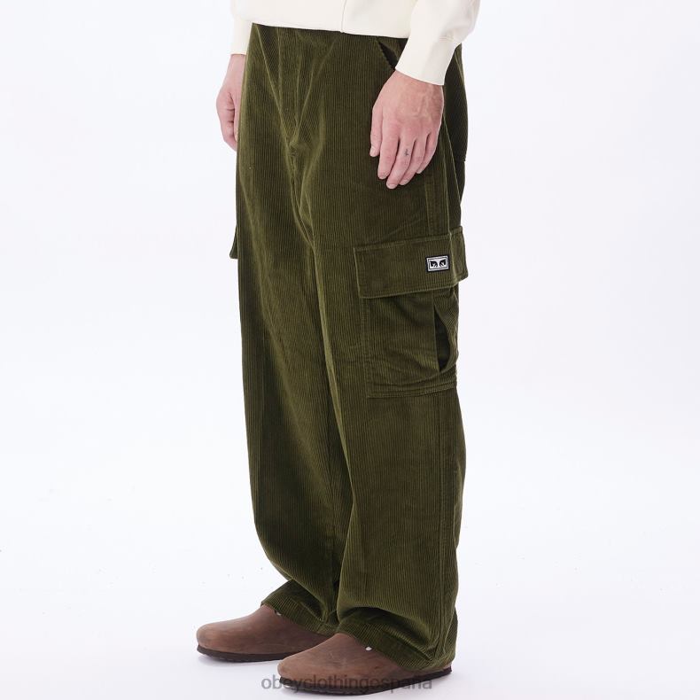 ropa OBEY pantalones cargo bigwig baggy de pana ejército hombres 0RV2P912