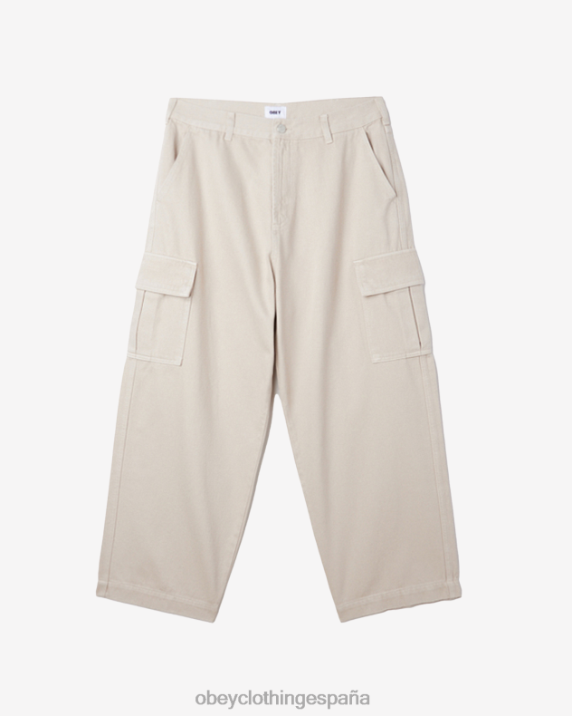 ropa OBEY pantalones cargo de mezclilla bigwig arcilla hombres 0RV2P915
