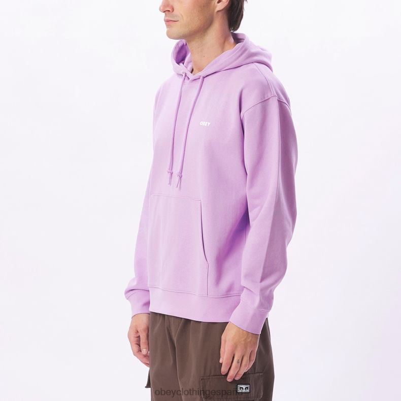 ropa OBEY capucha audaz y pesada lavanda digital hombres 0RV2P1005