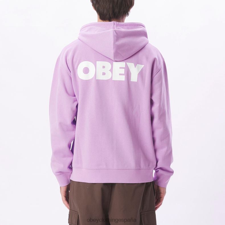 ropa OBEY capucha audaz y pesada lavanda digital hombres 0RV2P1005