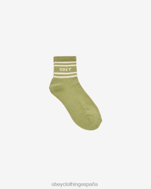 accesorios OBEY calcetines cooperativos verde picante/crudo mujer 0RV2P635