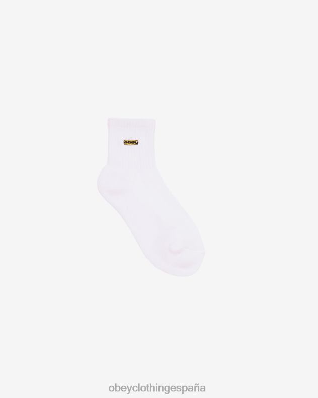 accesorios OBEY calcetines ovalados blanco mujer 0RV2P639