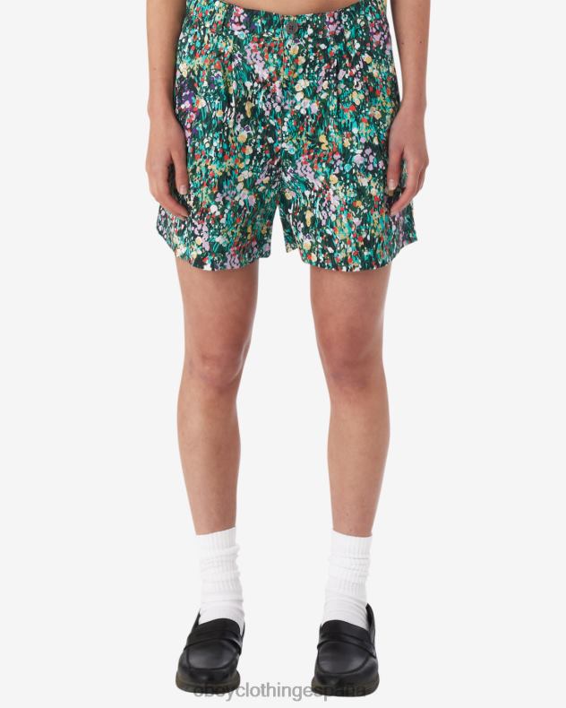 ropa OBEY jardín de primavera corto calle múltiple mujer 0RV2P542