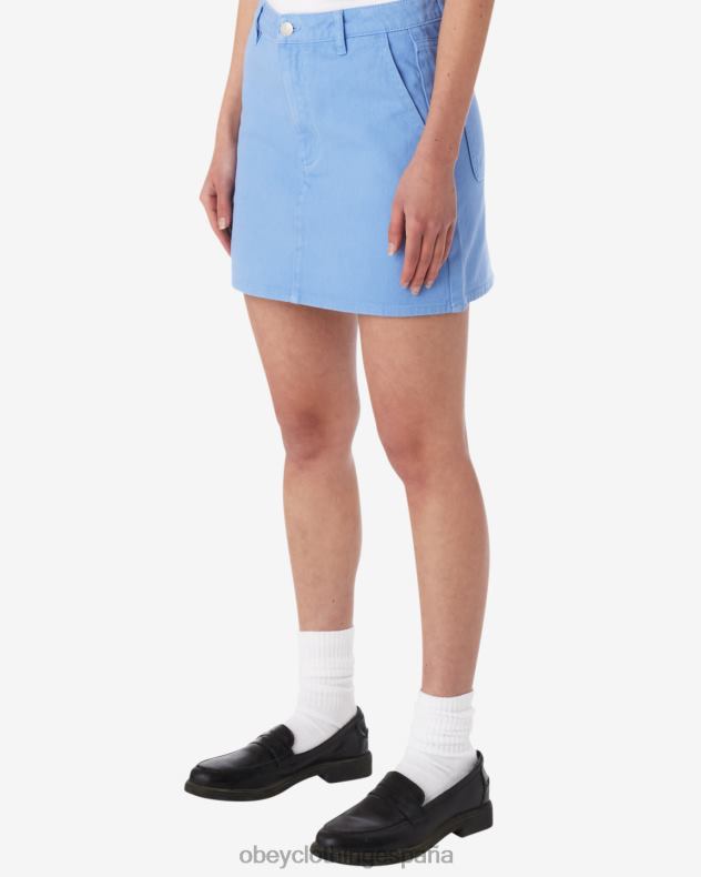 ropa OBEY falda sobreteñida jenny hortensia mujer 0RV2P535