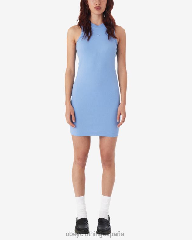 ropa OBEY vestido de punto de canalé hortensia mujer 0RV2P586
