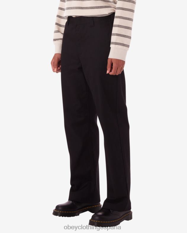 ropa OBEY pantalón diario negro mujer 0RV2P519