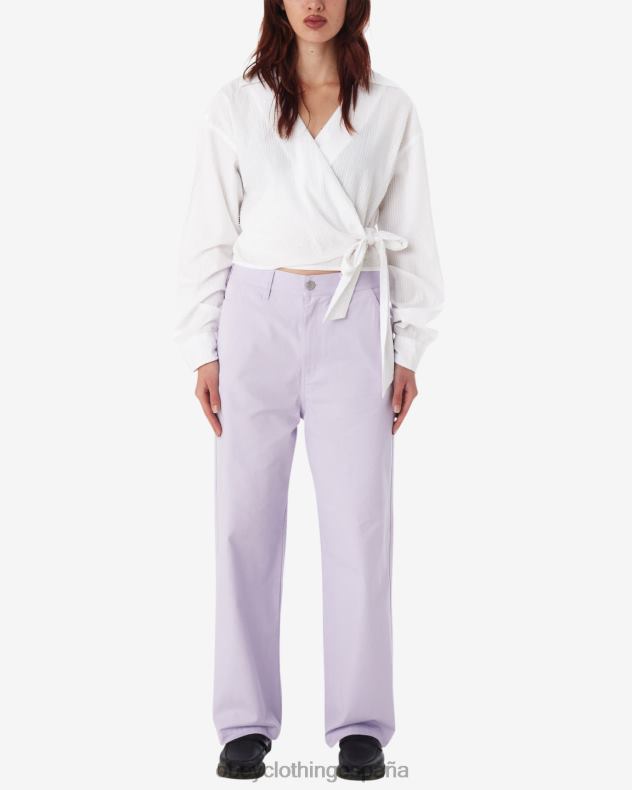 ropa OBEY camisa cruzada valentina blanco mujer 0RV2P576