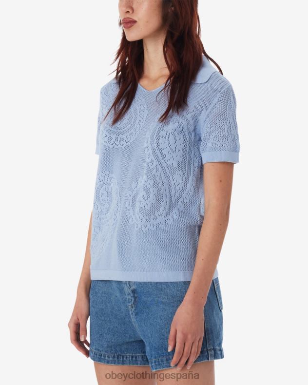 ropa OBEY camisa de punto abierta briana hortensia mujer 0RV2P580