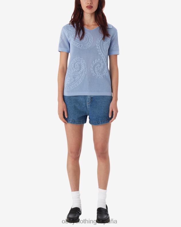 ropa OBEY camisa de punto abierta briana hortensia mujer 0RV2P580