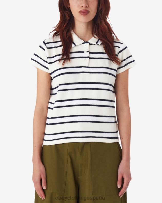 ropa OBEY polo a rayas sol multi sin blanquear mujer 0RV2P574
