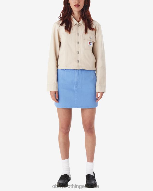 ropa OBEY chaqueta camisera reconstruida arcilla mujer 0RV2P547