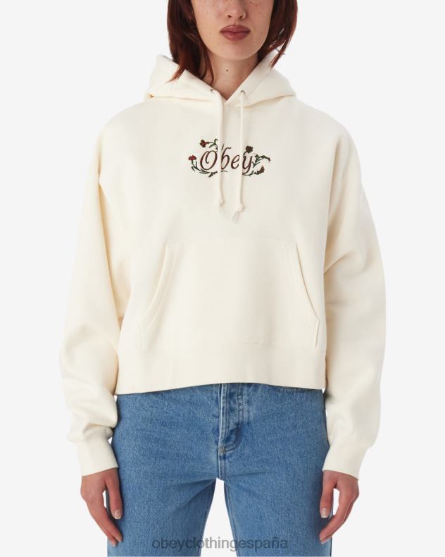 ropa OBEY jersey de flores de primavera sin blanquear mujer 0RV2P594