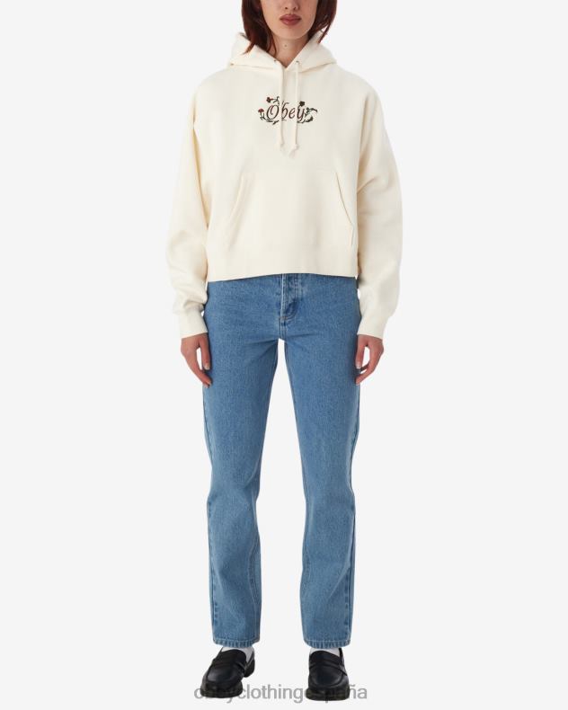 ropa OBEY jersey de flores de primavera sin blanquear mujer 0RV2P594