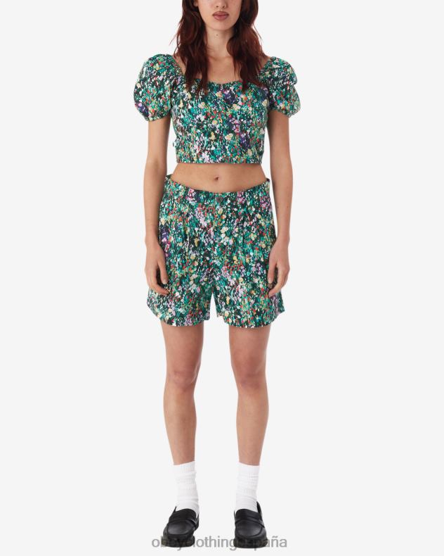 ropa OBEY parte superior del jardín de primavera calle múltiple mujer 0RV2P575