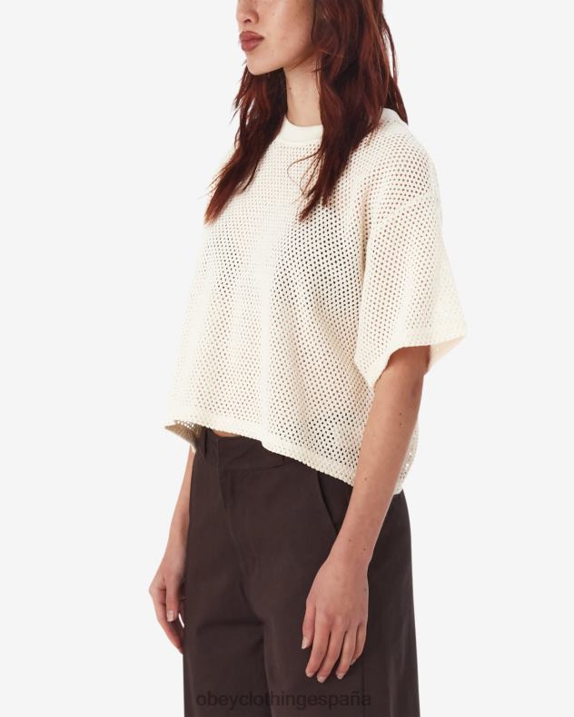 ropa OBEY top de malla alex sin blanquear mujer 0RV2P552