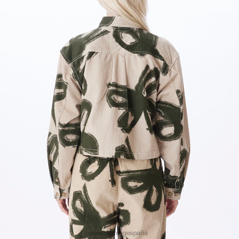 ropa OBEY camisa de pana nabi arcilla multi mujer 0RV2P659