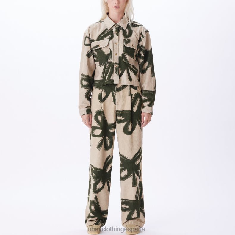 ropa OBEY camisa de pana nabi arcilla multi mujer 0RV2P659