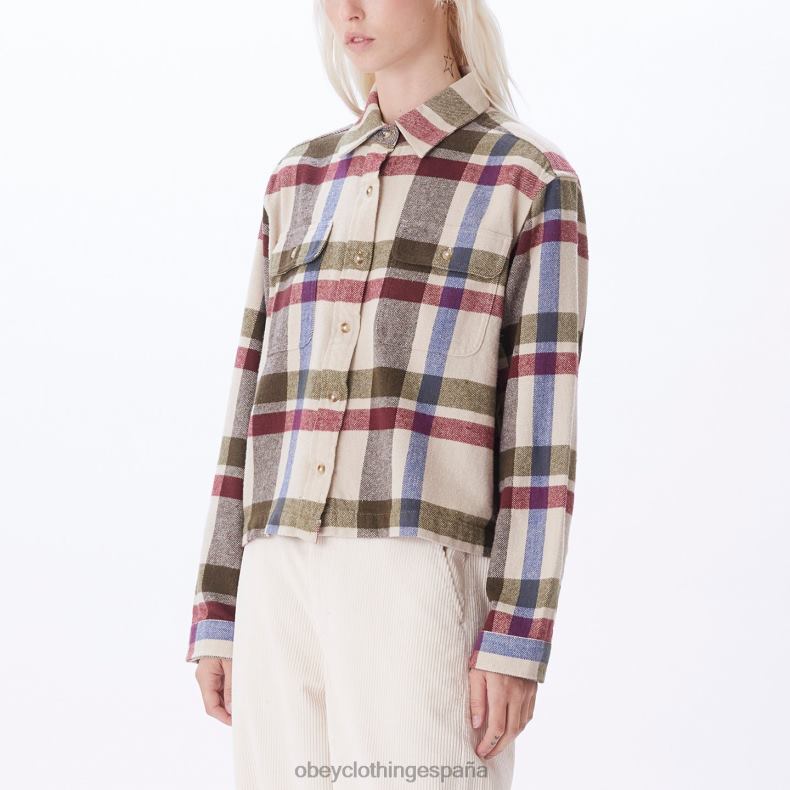 ropa OBEY camisa viola arcilla multi mujer 0RV2P711
