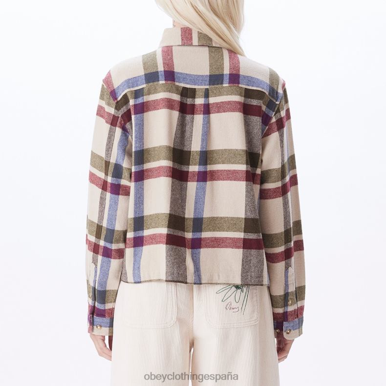 ropa OBEY camisa viola arcilla multi mujer 0RV2P711