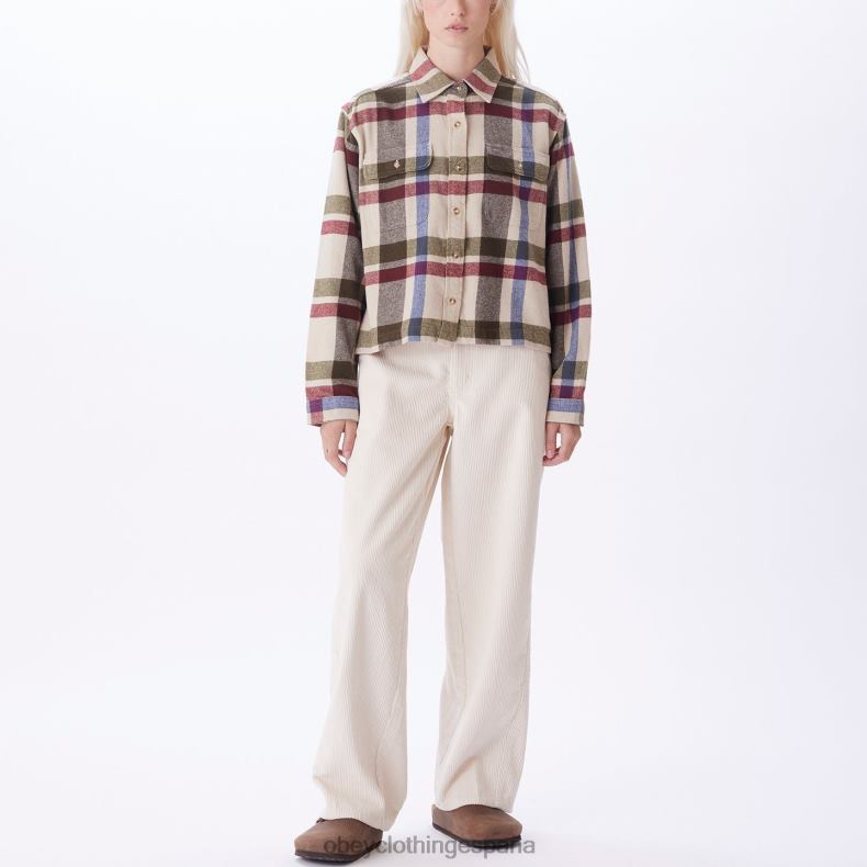 ropa OBEY camisa viola arcilla multi mujer 0RV2P711