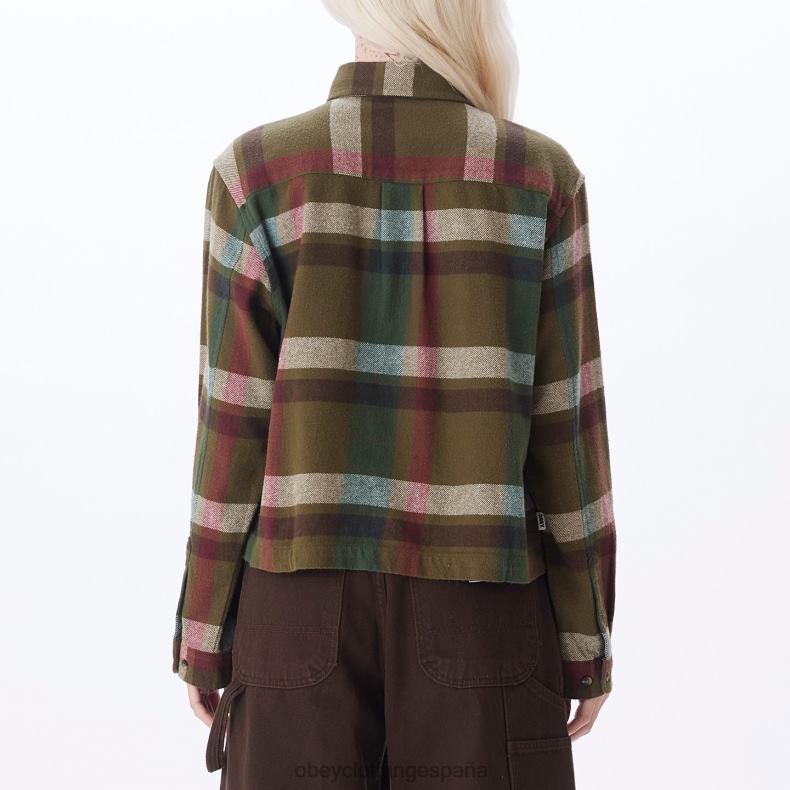 ropa OBEY camisa viola musgo verde multi mujer 0RV2P712