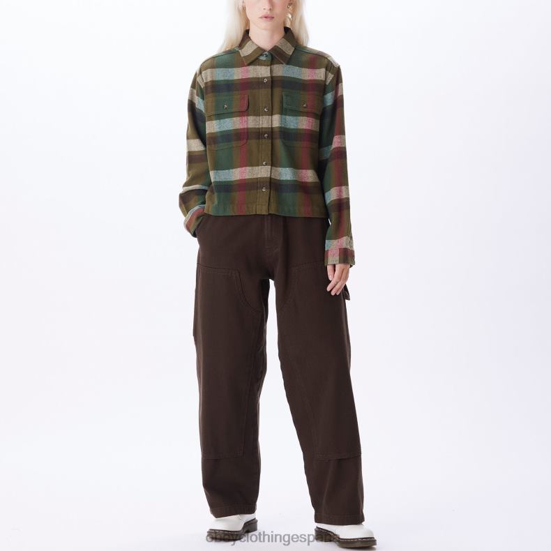 ropa OBEY camisa viola musgo verde multi mujer 0RV2P712