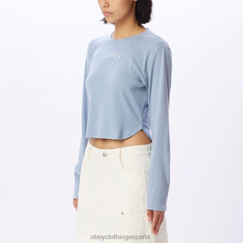 ropa OBEY top corto de khloe piojo de mar mujer 0RV2P725