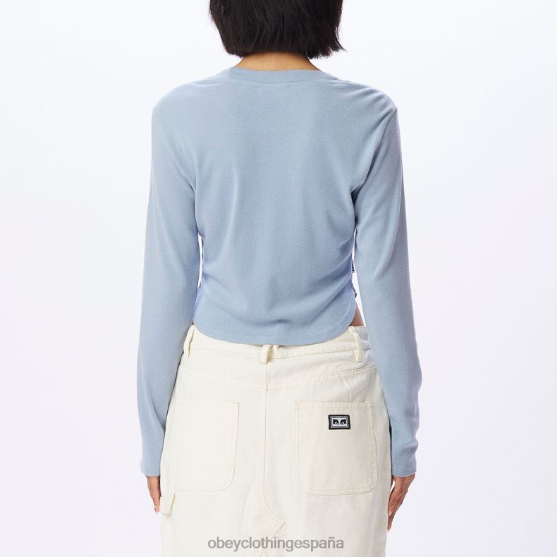 ropa OBEY top corto de khloe piojo de mar mujer 0RV2P725