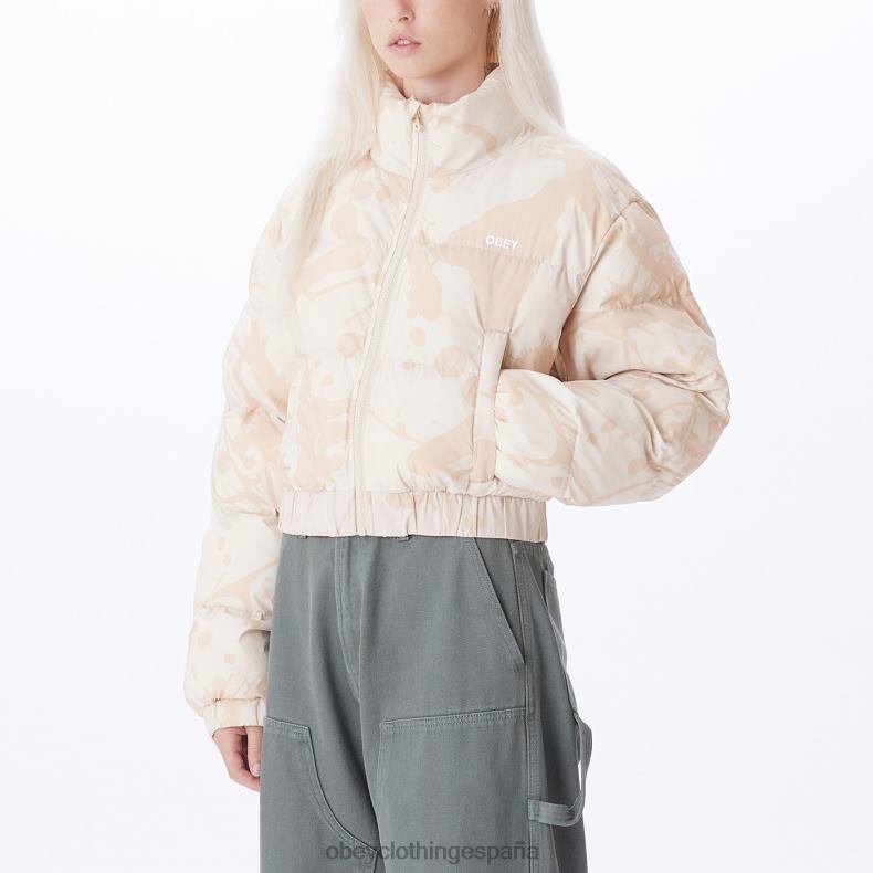 ropa OBEY chaqueta acolchada elixir arcilla multi mujer 0RV2P654