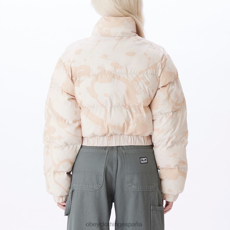 ropa OBEY chaqueta acolchada elixir arcilla multi mujer 0RV2P654