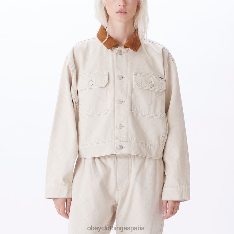 ropa OBEY chaqueta ariana sin blanquear mujer 0RV2P662