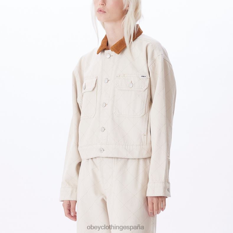 ropa OBEY chaqueta ariana sin blanquear mujer 0RV2P662