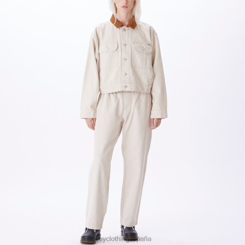 ropa OBEY chaqueta ariana sin blanquear mujer 0RV2P662