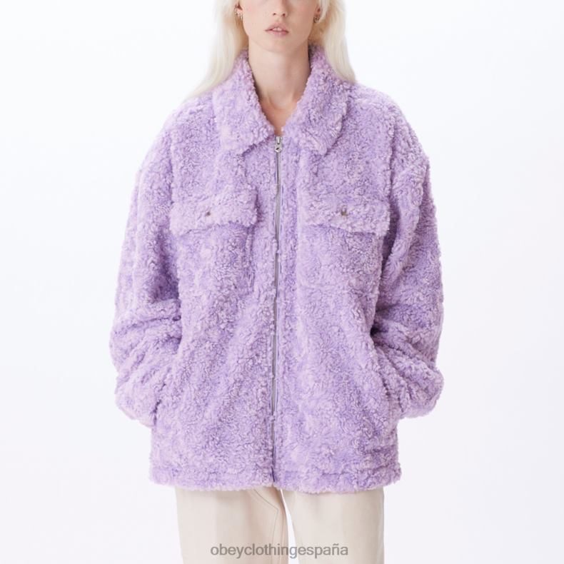 ropa OBEY chaqueta brenda Rosa purpura mujer 0RV2P645