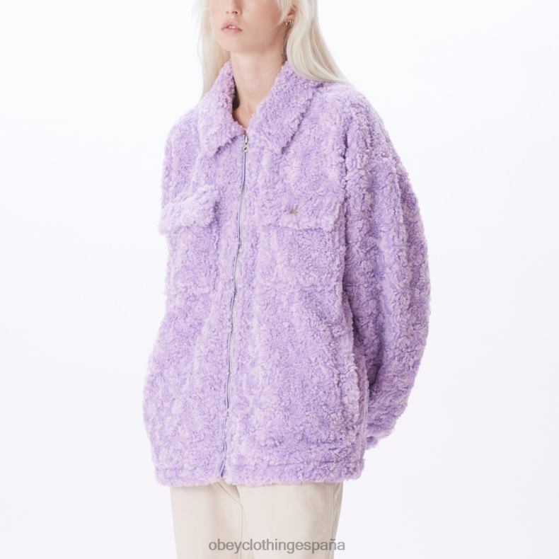 ropa OBEY chaqueta brenda Rosa purpura mujer 0RV2P645