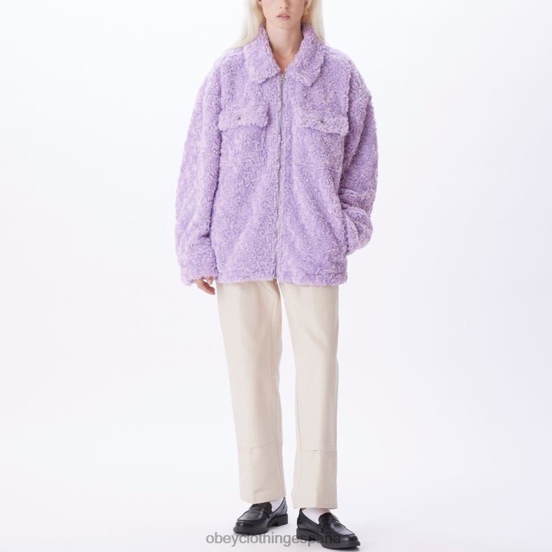 ropa OBEY chaqueta brenda Rosa purpura mujer 0RV2P645