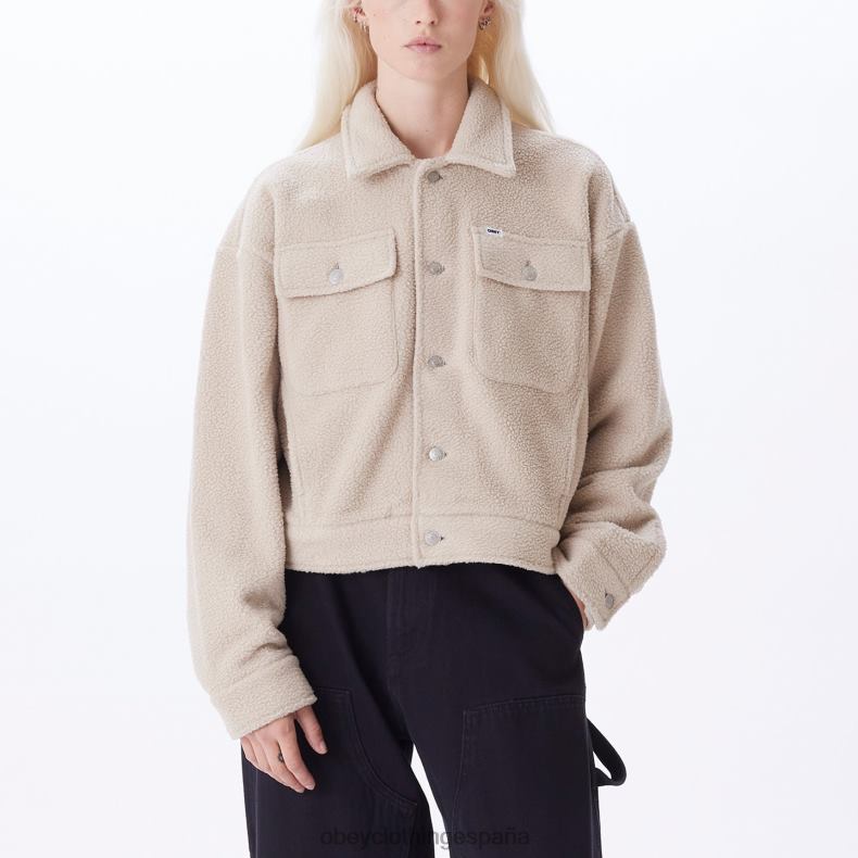 ropa OBEY chaqueta melanie Gris plateado mujer 0RV2P668