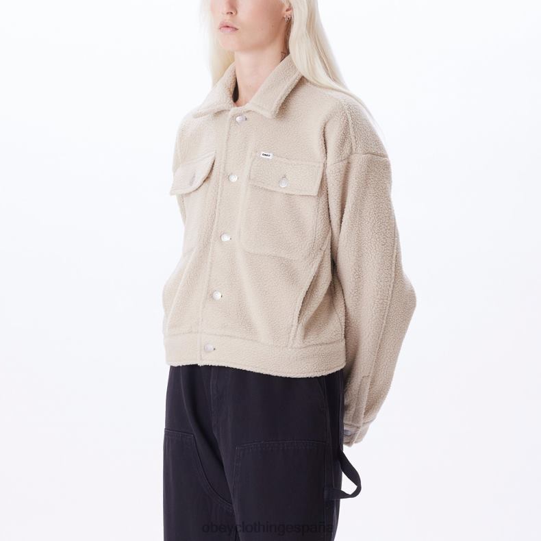 ropa OBEY chaqueta melanie Gris plateado mujer 0RV2P668