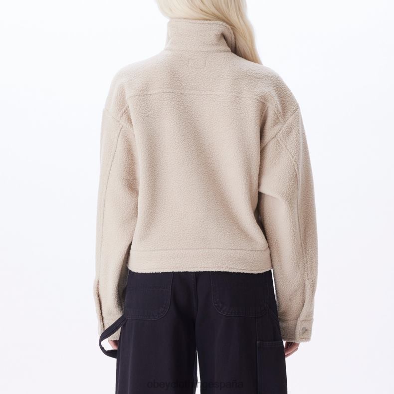 ropa OBEY chaqueta melanie Gris plateado mujer 0RV2P668