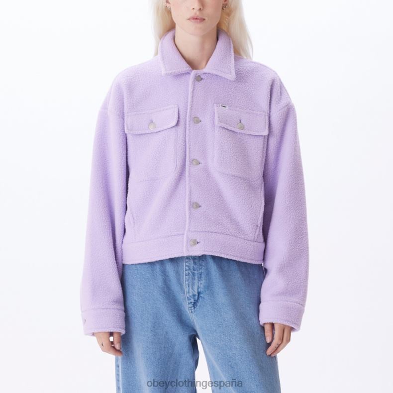 ropa OBEY chaqueta melanie Rosa purpura mujer 0RV2P667