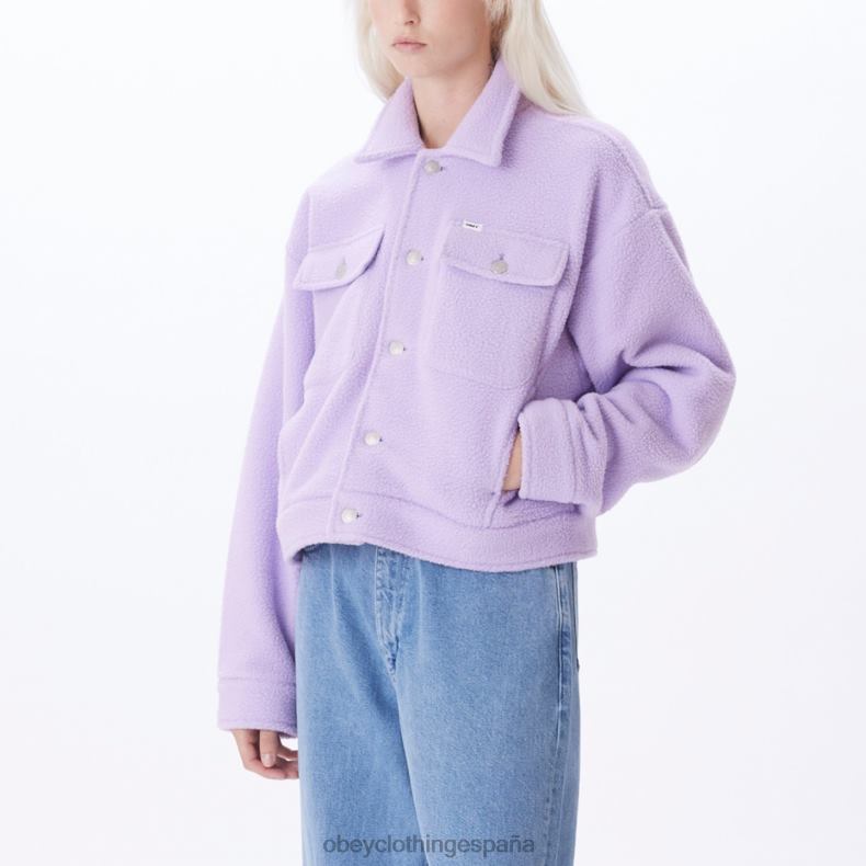 ropa OBEY chaqueta melanie Rosa purpura mujer 0RV2P667